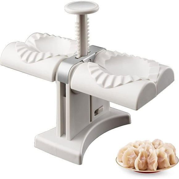 Automatic Dumpling Machine, Household Dual Head Dumpling Maker, Dumpling Maker Ravioli Maker Mnjr Dumpling Maker Stainless Steel Kitchen Utensils Kitc