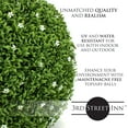 thumbnail image 2 of 3rd Street Inn 11" Artificial Medium White Flower Topiary Ball - 2 Pack, 2 of 4
