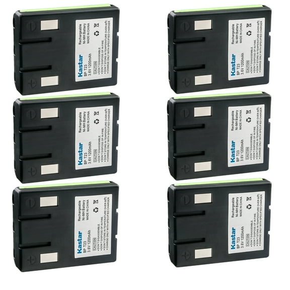 Kastar 6-Pack Battery Replacement for Sony SPP-A940, SPP-A941, SPP-IM977, SPP-ID976, SPP-ID975, SPP-A940, SPP-LD, SPP-S900, SPP-ID971, BP-T23 BPT23, BP-T93 BPT93, CB0399 Cordless Telephone Battery