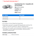 thumbnail image 2 of Front Brake Rotor Set - Compatible with 2010 Kia Rondo, 2 of 2