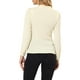 thumbnail image 3 of CAMISA DE BOTONES DE MANGA LARGA EN V ELEGANTE PARA MUJERES CHIC XS BEIGE, 3 of 6