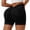 Black, variant on Women Workout Impact Shorts Scrunch Butt Lifting Gym Seamless Booty Biker Shorts High Waisted Tummy Control Gym Yoga Shorts Gray M