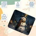 thumbnail image 3 of Retro Christmas Snowman Mouse Pad, Personality Design Rubber Base for Office Decor for Laptop, Computers, 3 of 7