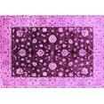 thumbnail image 1 of Ahgly Company Indoor Rectangle Oriental Purple Traditional Area Rugs, 7' x 9', 1 of 4