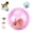 Pink, variant on 2026 New Self-Rolling Interactive Cat Ball Realistic Animal Automatic Moving Rolling Cat Ball 360° Rolling Spin Moving Cat Ball Fun Indoor Interactive Pet Ball for Cats Dogs Chasing
