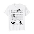 thumbnail image 1 of T-Shirt Artistique Musicien avec Note de Musique de Chat Mignon - comme sur l'Image - 4TG, 1 of 2