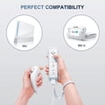 thumbnail image 2 of 2 controles de Wii con fundas de silicona y correas para muñeca, compatibles con Wii y, requieren pilas AA (no incluidas), 2 of 7