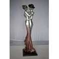 thumbnail image 6 of Nifao Young Lovers French Kissing Statue Made of Resin – Home Decor Sculpture, 7"L x 7"W x 23"H, 6 of 10