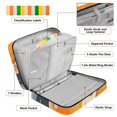 thumbnail image 4 of Haosy Accordion File Organizer Zipper Binder 500 Sheet 6-Tab Expanding File Folder Multi-Pocket 1.2 Inch 3 Ring Lovely Sleep Fox with Moon, 4 of 7
