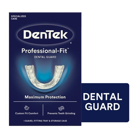 DenTek Mouth Guard for Nighttime Teeth Grinding, Professional-Fit Dental Guard, 1 Count