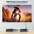 thumbnail image 4 of Kuymtek Cortina de pantalla de película de cine en casa 16/9 de tela para proyector plegable HD 4k (84 pulgadas), 4 of 9