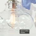 thumbnail image 2 of Kira Home Harlow 9" Glass Shade, Replacement Glass, 1-5/8" Fitter Opening for Threaded Medium Base Socket, 6" x 9", (1), 2 of 8