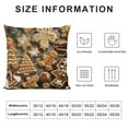 thumbnail image 5 of Qinduosi Gingerbread Cookies Print Throw Pillow Covers, Soft Inch Pillow Cover, Cases for Home Decorative Couch Sofa(pcs), 5 of 5