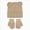 M11-Khaki, variant on Kids Bear Ear Knit Beanie and Mitten Set,2-Piece Winter Warm Matching Accessory