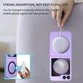 thumbnail image 6 of Decase Magnetic Case for Samsung Galaxy Z Flip 6/7 FE, Luxury Magnetic Shockproof Anti Scratch Slim Case,Compatible with Mag-Safe,Matte Hard PC Back Cover for Galaxy Z Flip 7 FE/Z Flip 6,Purple, 6 of 7