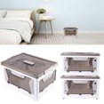 thumbnail image 1 of Boîte de Rangement Pliable Empilable avec Roues Inférieures Organisateur de Rangement Pliable pour Cuisine Chambre Bureau, 1 of 7