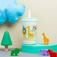 thumbnail image 4 of Zak Designs 12oz Kelso Toddler Cups For Travel or At Home, Vacuum Insulated Stainless Steel Sippy Cups With Leak-Proof Design is Perfect For Kids (Safari), 4 of 10