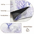 thumbnail image 6 of Coastal Purple Coral Round Area Rug 6Ft Washable Circle Rugs for Bathroom Office, Nautical Ocean Seaside Beach Non-Slip Carpet Floor Mats Indoor Outdoor Carpet Runner Aesthetic Home Decor, 6 of 8
