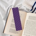 thumbnail image 4 of Kdxio Purple Mardi Gras Print Metal Tassel Bookmarks,Perfect Gift for Art Lovers and Bookworms Metal Bookmarks for Women, 4 of 8