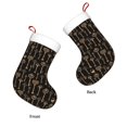 thumbnail image 3 of Salouo Keys Print Christmas Stockings,Large Xmas Stocking Set of 1 Holiday and Farmhouse Stocking for Christmas Holiday Party Decoration(17.7*11 Inch), 3 of 7