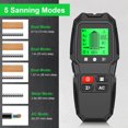 thumbnail image 4 of YISITIAN Stud Finder Wall Scanner, 7in1 Stud Detector with LED Display, Precise Multifunctional Stud Sensor, Edge Center Beam Finder, Battery Operated Edge Center Wall Wood Metal Stud CJ919-52179, 4 of 8