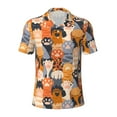 thumbnail image 2 of Daiia Cute Cat Paw Pattern Men’s Polo Shirts,Solid Deck Shirt,Classic Fit, Breathable Cotton Polo for Casual and Sport Wear-XX-Large, 2 of 9