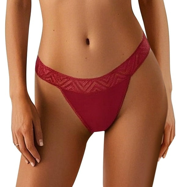 Braguitas tanga de encaje reutilizables para mujer: 4 colores lisos, diseño sexy, 4 capas de comodidad y protección contra fugas, braguitas sostenibles y transpirables