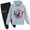 Grey, variant on 2 Piece Tracksuit Outfits-Ultraman Anime Hoodies with Jogger Pants Set Graphic Sweatsuit Tops for Boys Girls