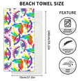 thumbnail image 3 of Microfiber Sand Free Beach Towels - 27"x55" Quick Dry Travel Towels Super Absorbent Sandless Lightweight , Outdoor Large Swim Towel for Adults Women Men Teens Kids, 3 of 8