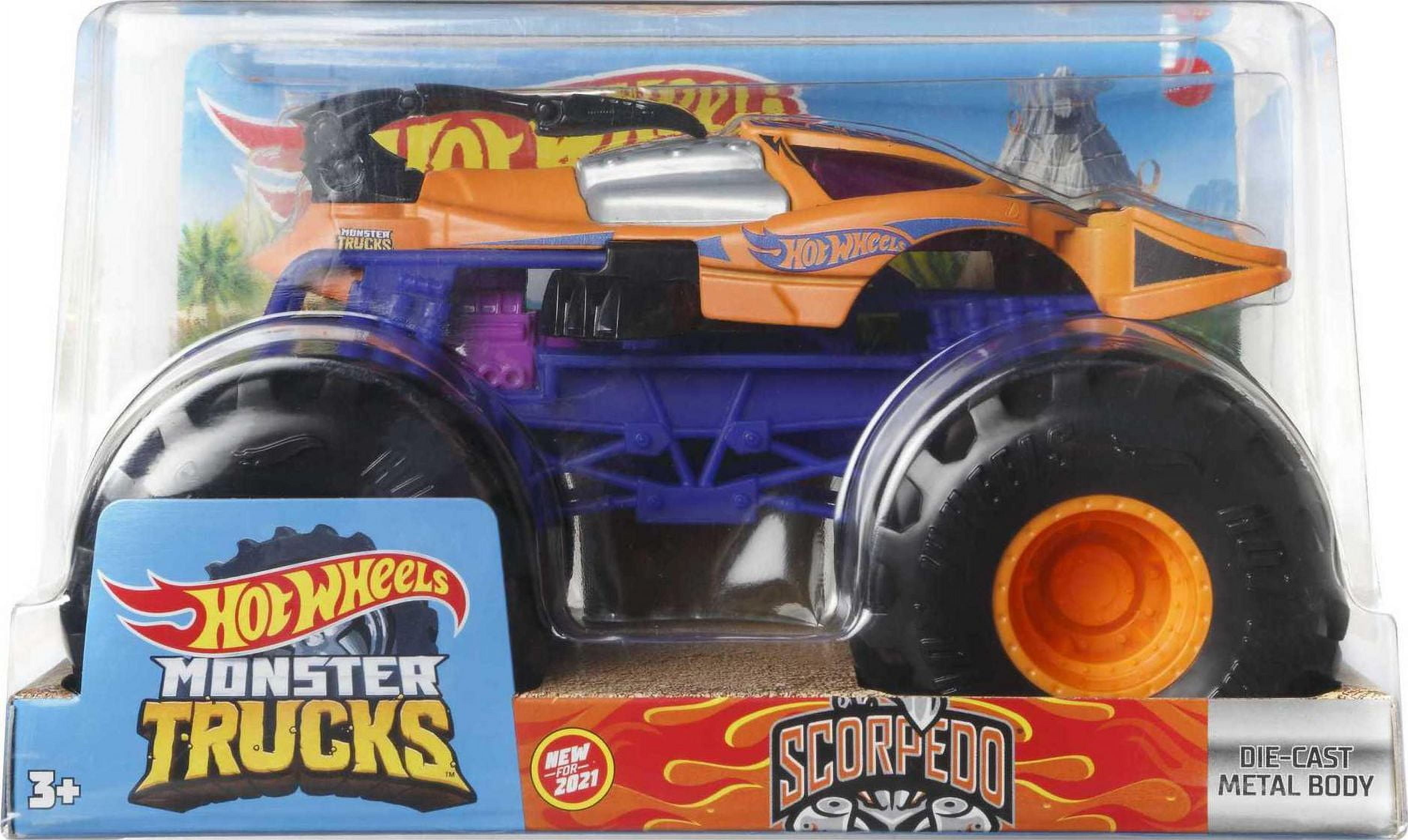 Hot Wheels Monster Trucks 1:24 Scale Scorpedo