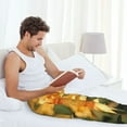 thumbnail image 5 of Hirioo Golden Sunflower In Field for Men's PJ Pajama Pants Sleep Pants Men's Home Trousers with Pockets,S-3XL-Small, 5 of 6