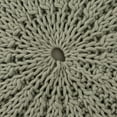 thumbnail image 5 of Ox Bay Zoe Medium Solid Transitional Indoor Round Pouf, Dessert Sage, 20" x 20" x 16", 5 of 7