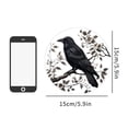 thumbnail image 3 of Yika Halloween Decorations Halloween Crow Transparent Acrylic Disc Catcher With Chain Window Decoration Porch Pendant Decorative, 3 of 6