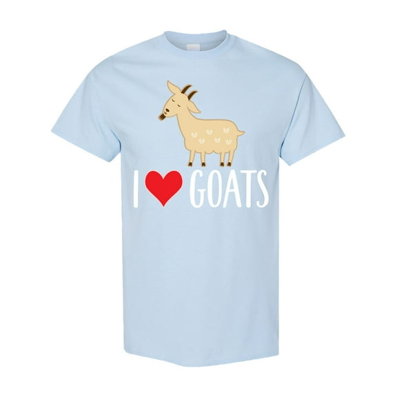 Inktastic Goat Cute I Love Goats Farm Animal T-Shirt