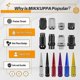 thumbnail image 4 of 20 Pack 14x1.5 Lug Nuts, 19mm Size, 1.38" Tall, 3/4" Hex, Chrome Finish, Compatible with Multiple Vehicles, 4 of 5