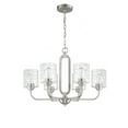 thumbnail image 4 of 54226-BNK Craftmade Lighting Collins - 6 Light Chandelier-Brushed Polished Nickel Finish    -Traditional Installation, 4 of 5