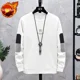 thumbnail image 3 of Sudadera con cuello redondo de otoño para hombre, sudadera de moda Harajuku con cuello redondo para hombre, ropa Y2k, sudadera estética de alta calidad S, 3 of 5