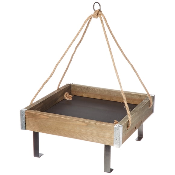Comedero para pájaros Woodlink Rustic Farmhouse Platform, madera, 2,5 m