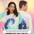 thumbnail image 3 of Tie Dye Fleece Sweatshirts, Pullover Hoodies & Sweaters For Men & Women Up to 5XL, 3 of 6