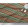 thumbnail image 2 of Soimoi Georgette Viscose Fabric Geometric Southwestern Decor Fabric Printed Yard 42 Inch Wide, 2 of 3