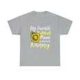 thumbnail image 2 of My Favorite Softball Player Calls Me Nanny Sunflower T-Shirt, 2 of 2