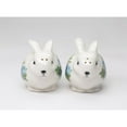 thumbnail image 3 of Ceramic Victorian Easter Bunny Salt and Pepper Shakers Spring Decor Gift for Mom, 3 of 4