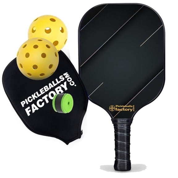 Pickleball Factory PB00057-11-C Pickleballtournament Paddle - Xuanqing Top Pickleball Paddles 2021, Best Pickleball Racket for Beginners, Carbonfiber Graphite