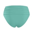 thumbnail image 5 of Women's High Cut Swim Bottoms - Ruched Beach Shorts with Drawstring - Full Coverage Swimsuit Bottom, S-XXL, 5 of 5