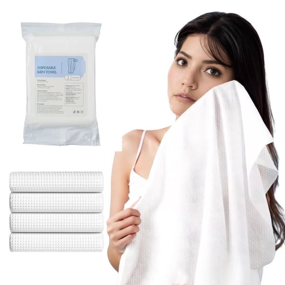 Disposable Towels Portable Thicken Camping Towels For Travel Hotel Business Trip Swimming Pet Towels Spa Hot Spring Water Play 27.5''X11.8.(One Size,white)