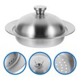 thumbnail image 1 of FONDOTIN Food Steamer for Kitchen Stainless Steel Steaming Tool 1 Piece, 1 of 6