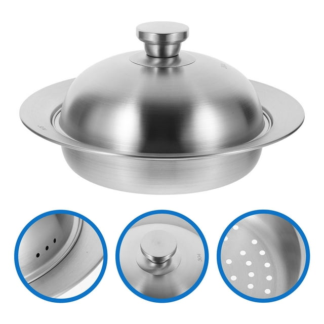 FONDOTIN Food Steamer for Kitchen Stainless Steel Steaming Tool 1 Piece