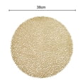 thumbnail image 4 of LINLIN Round Placemats, 4 Pack Decorative Placemats PVC Placemats Hollow Table Place Mats Heat Resistant Non-slip Dining Placemats, 4 of 4