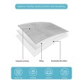 thumbnail image 5 of Quilts Twin XL Size, Slate Gray Soft Comforter Bedding Set for Bed, Vintage Solid Color Modern Minimalist Distressed Lightweight Quilted Bedspread with Pillow Cover(2 Pieces), 68x98 Inch, 5 of 7