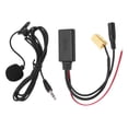 thumbnail image 4 of Adaptador de entrada auxiliar Bluetooth, módulo AUX Bluetooth5.0 para coche, micrófono manos libres, reemplazo con cable para Grande Punto, 4 of 5